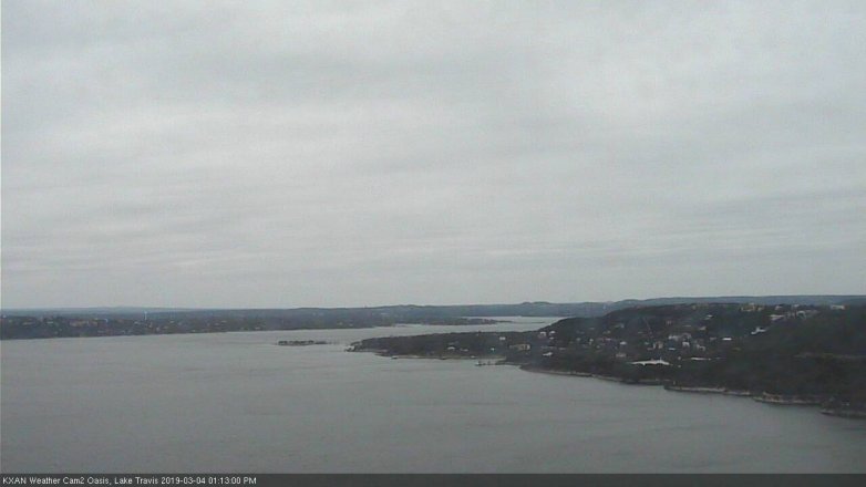 Lake Travis webcam, March 4, 2019 12:15 PM CT