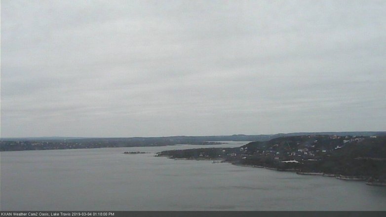 Lake Travis webcam, March 4, 2019 12:20 PM CT