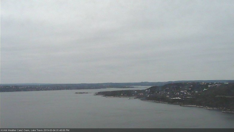Lake Travis webcam, March 4, 2019 12:50 PM CT