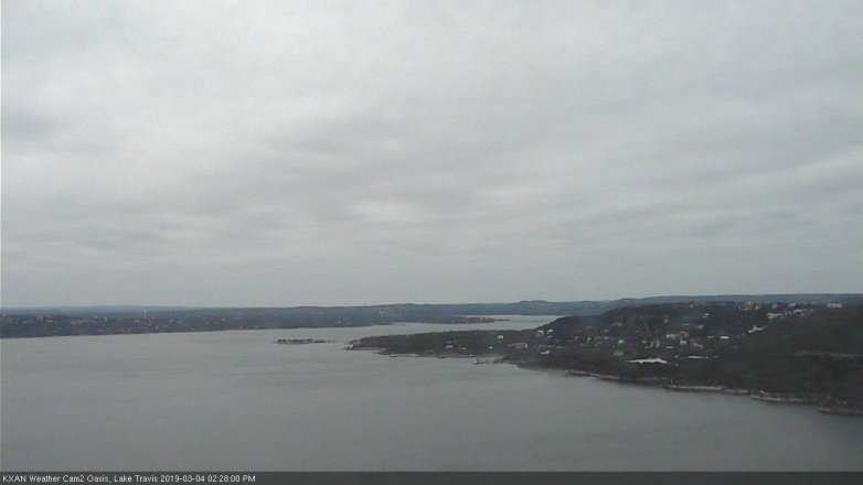 Lake Travis webcam, March 4, 2019 1:30 PM CT