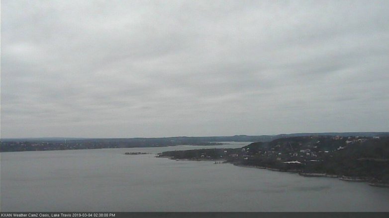 Lake Travis webcam, March 4, 2019 1:40 PM CT