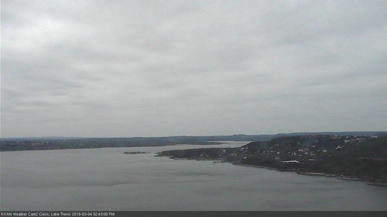 Lake Travis webcam, March 4, 2019 1:45 PM CT
