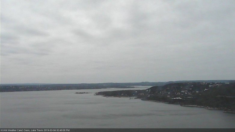 Lake Travis webcam, March 4, 2019 1:50 PM CT