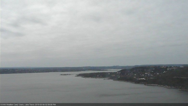 Lake Travis webcam, March 4, 2019 2:00 PM CT