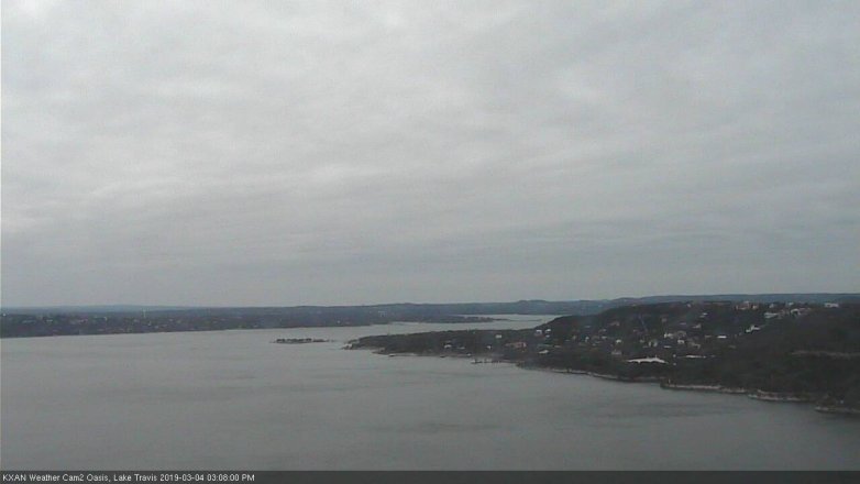Lake Travis webcam, March 4, 2019 2:10 PM CT