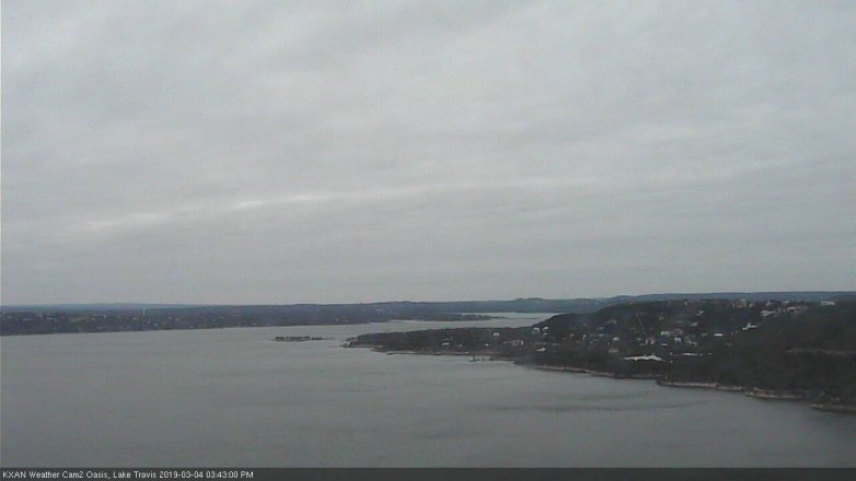 Lake Travis webcam, March 4, 2019 2:45 PM CT