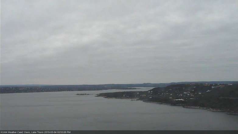 Lake Travis webcam, March 4, 2019 2:55 PM CT