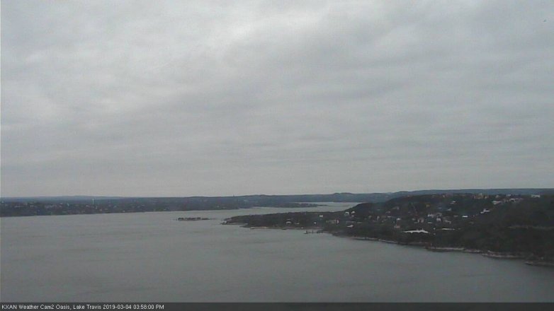 Lake Travis webcam, March 4, 2019 3:00 PM CT
