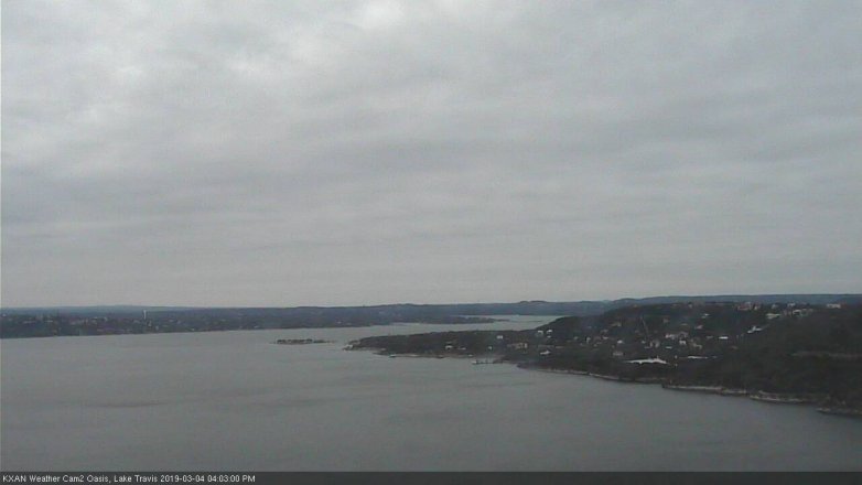Lake Travis webcam, March 4, 2019 3:05 PM CT