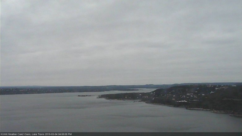 Lake Travis webcam, March 4, 2019 3:10 PM CT