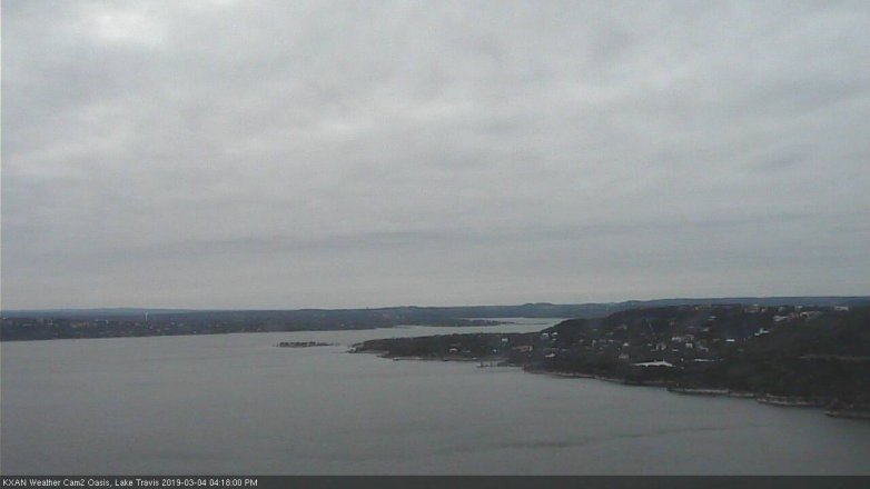Lake Travis webcam, March 4, 2019 3:20 PM CT