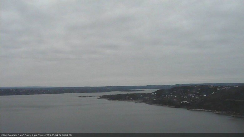 Lake Travis webcam, March 4, 2019 3:25 PM CT