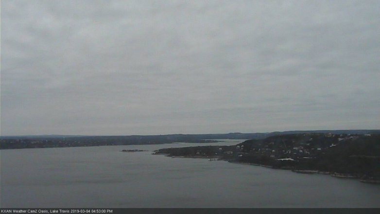 Lake Travis webcam, March 4, 2019 3:55 PM CT