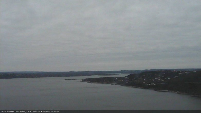 Lake Travis webcam, March 4, 2019 4:00 PM CT