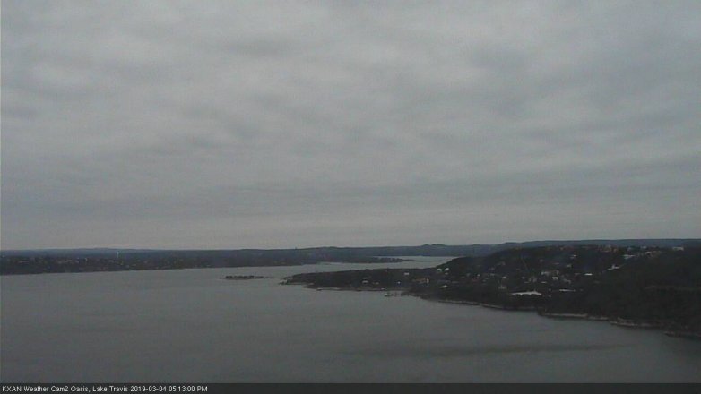 Lake Travis webcam, March 4, 2019 4:15 PM CT