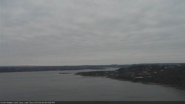 Lake Travis webcam, March 4, 2019 4:20 PM CT