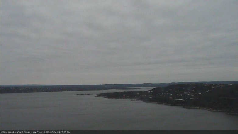 Lake Travis webcam, March 4, 2019 4:25 PM CT