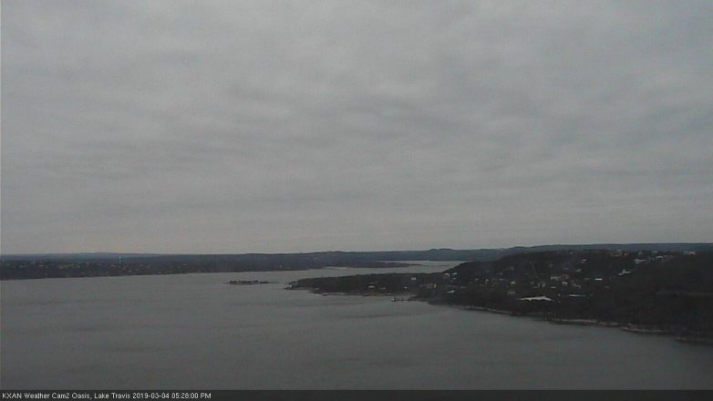 Lake Travis webcam, March 4, 2019 4:30 PM CT