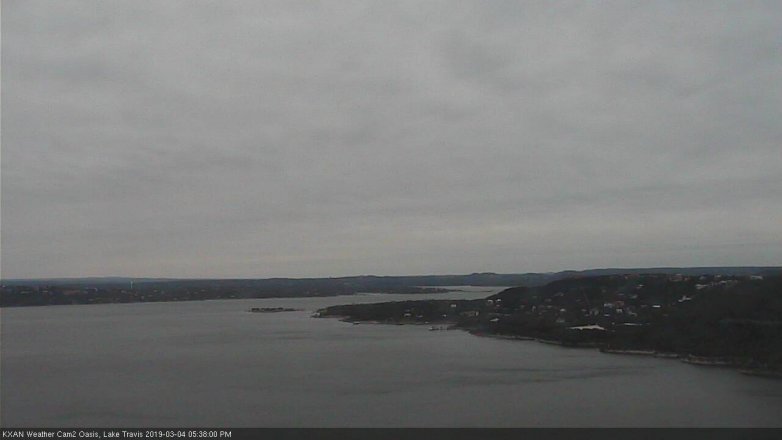 Lake Travis webcam, March 4, 2019 4:40 PM CT