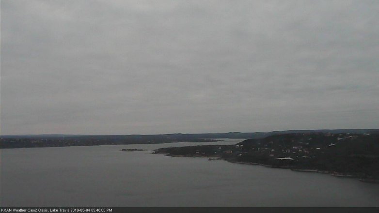 Lake Travis webcam, March 4, 2019 4:50 PM CT