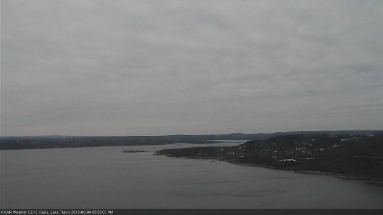 Lake Travis webcam, March 4, 2019 4:55 PM CT