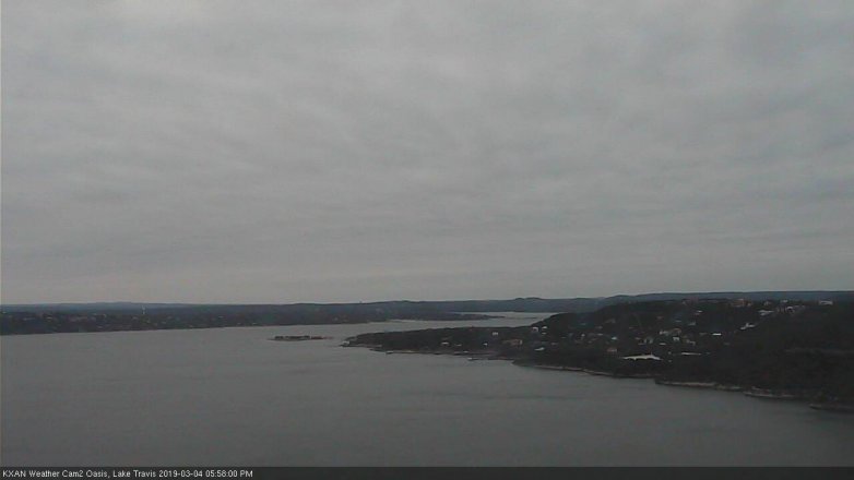 Lake Travis webcam, March 4, 2019 5:00 PM CT