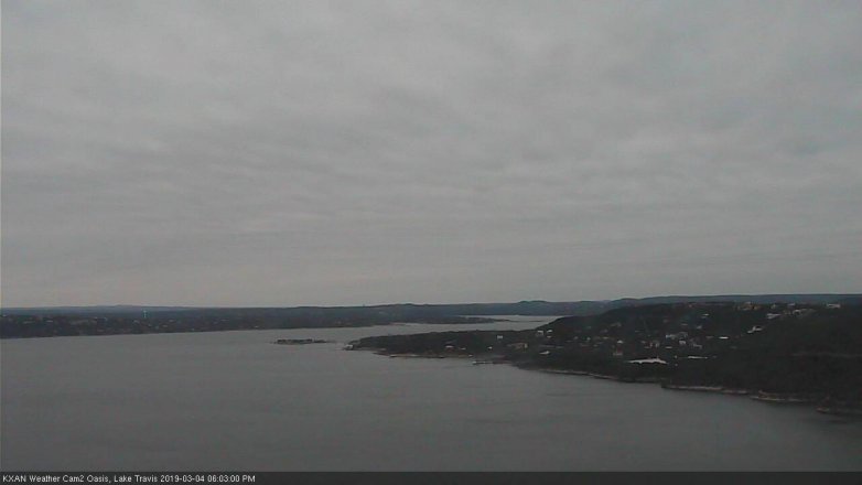 Lake Travis webcam, March 4, 2019 5:05 PM CT