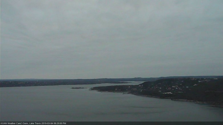 Lake Travis webcam, March 4, 2019 5:30 PM CT