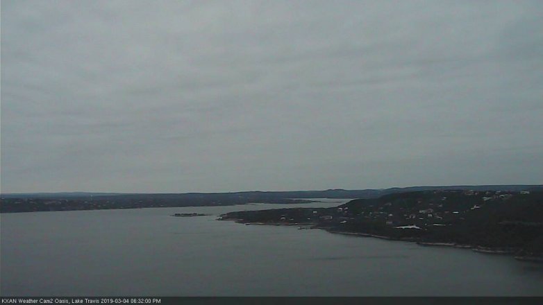 Lake Travis webcam, March 4, 2019 5:35 PM CT