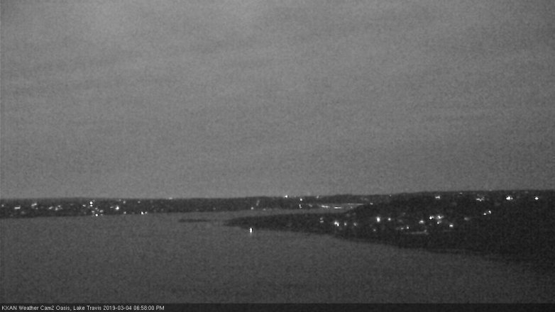 Lake Travis webcam, March 4, 2019 6:00 PM CT