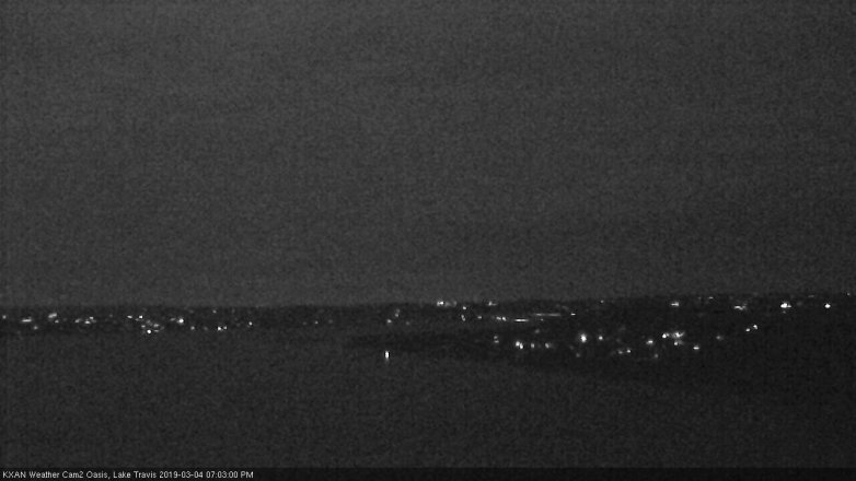 Lake Travis webcam, March 4, 2019 6:05 PM CT