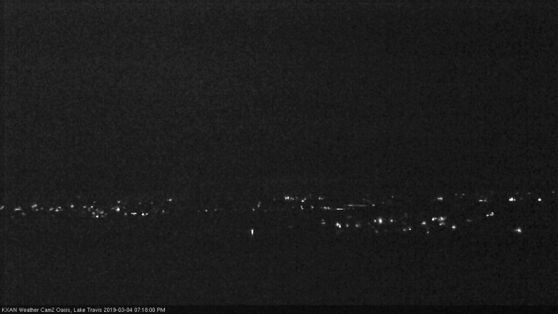 Lake Travis webcam, March 4, 2019 6:20 PM CT