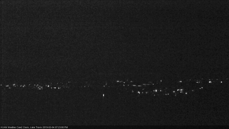 Lake Travis webcam, March 4, 2019 6:25 PM CT