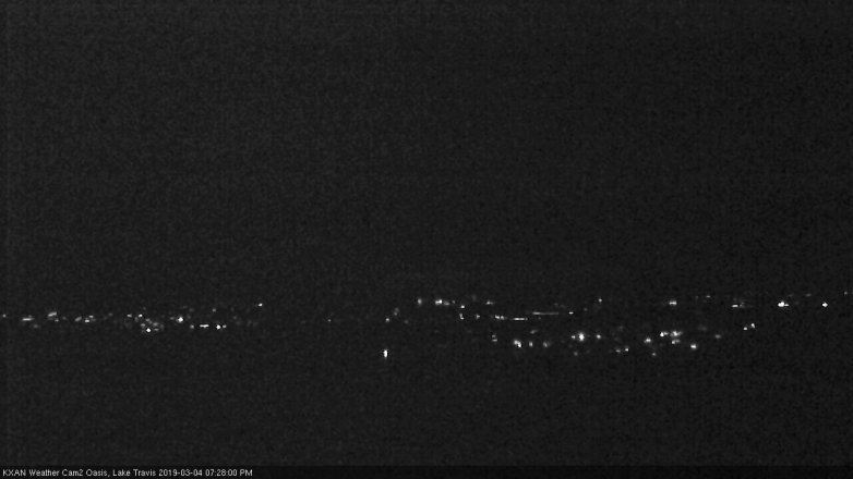 Lake Travis webcam, March 4, 2019 6:30 PM CT