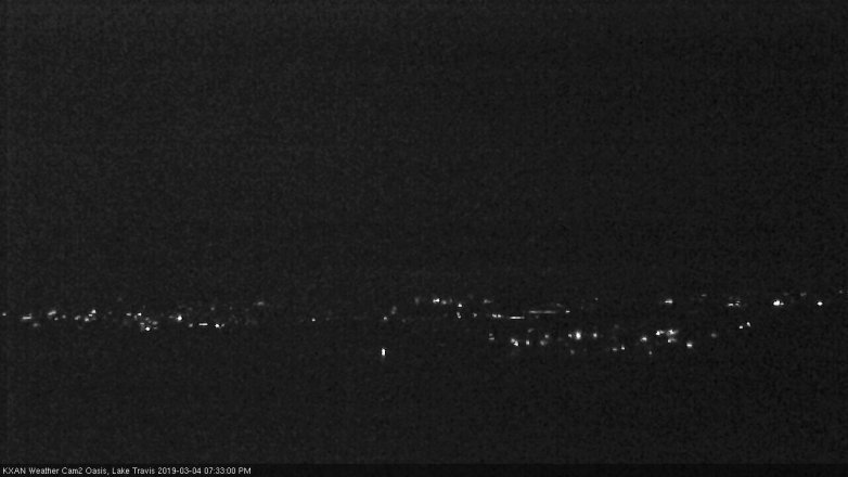 Lake Travis webcam, March 4, 2019 6:35 PM CT