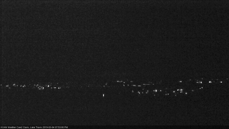 Lake Travis webcam, March 4, 2019 6:55 PM CT