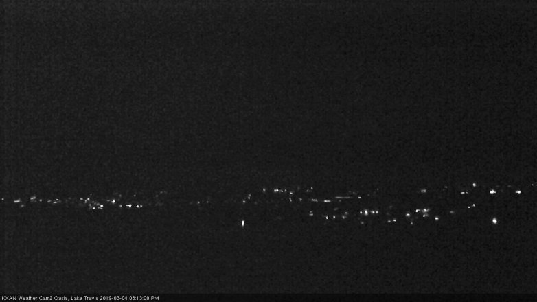 Lake Travis webcam, March 4, 2019 7:15 PM CT