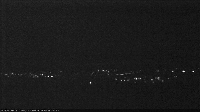 Lake Travis webcam, March 4, 2019 7:25 PM CT