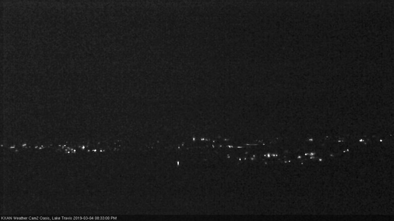Lake Travis webcam, March 4, 2019 7:35 PM CT