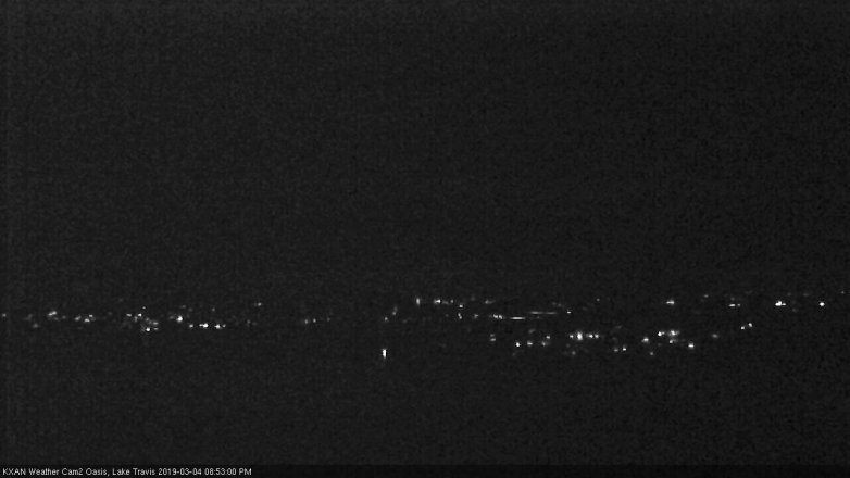 Lake Travis webcam, March 4, 2019 7:55 PM CT