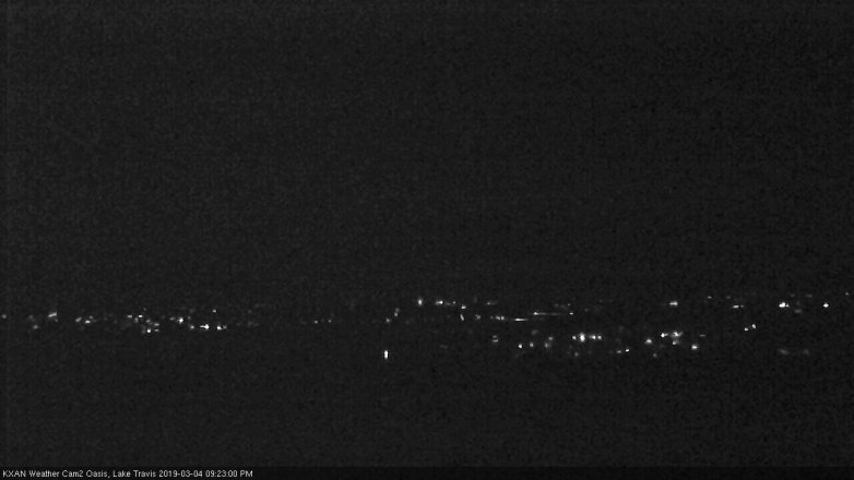 Lake Travis webcam, March 4, 2019 8:25 PM CT