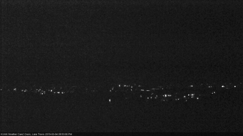 Lake Travis webcam, March 4, 2019 8:55 PM CT