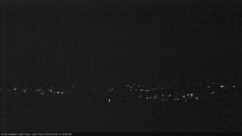 Lake Travis webcam, March 4, 2019 10:15 PM CT