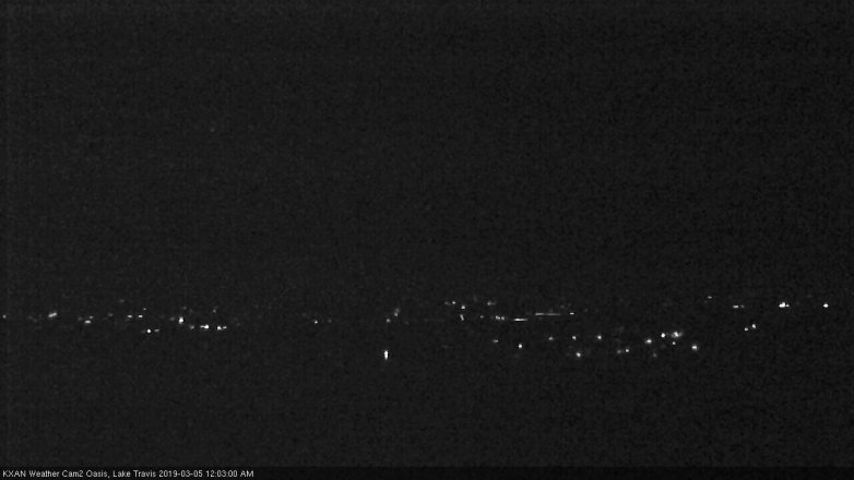 Lake Travis webcam, March 4, 2019 11:05 PM CT