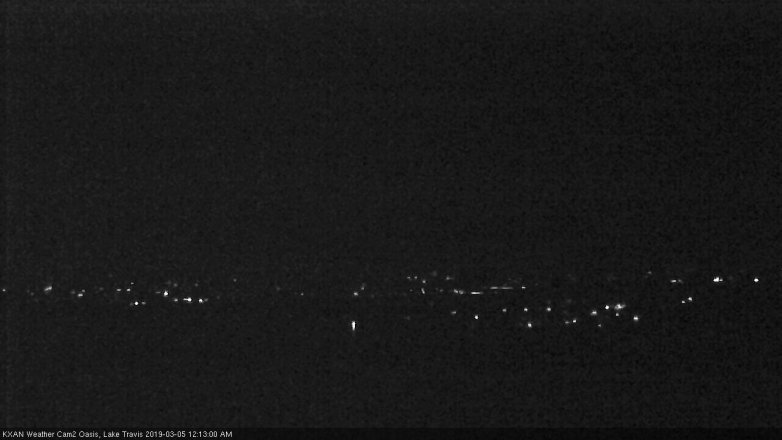 Lake Travis webcam, March 4, 2019 11:15 PM CT