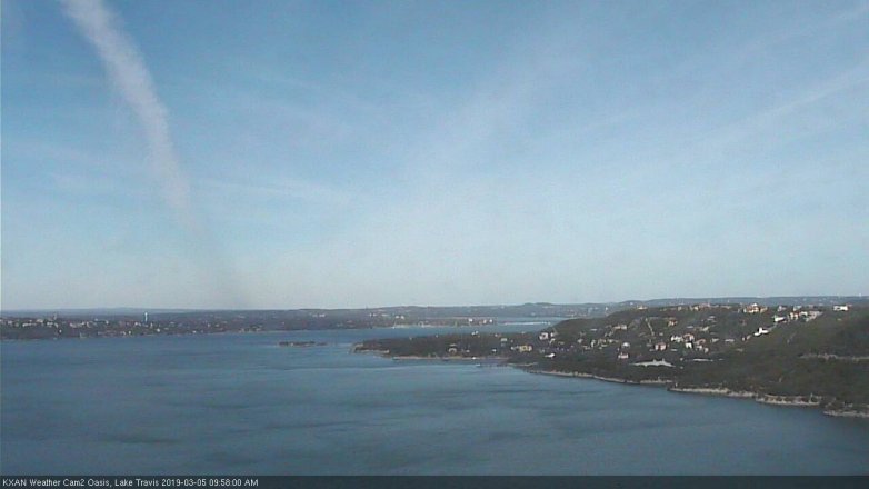 Lake Travis webcam, March 5, 2019 9:00 AM CT
