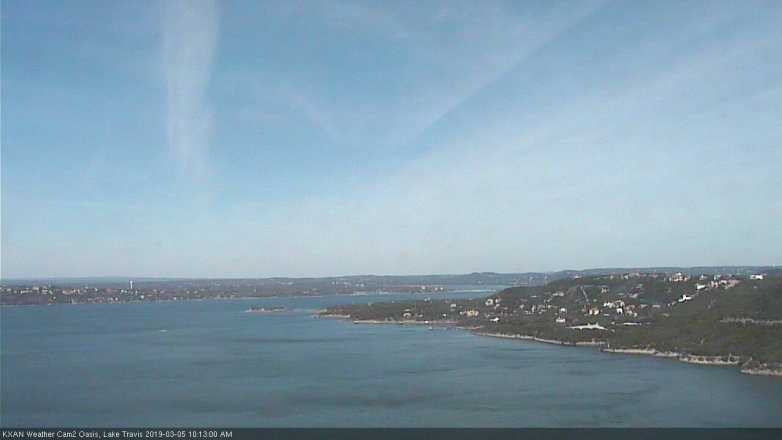 Lake Travis webcam, March 5, 2019 9:15 AM CT