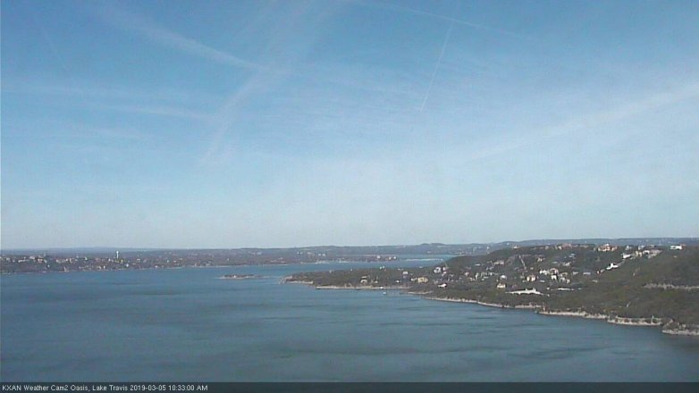 Lake Travis webcam, March 5, 2019 9:35 AM CT