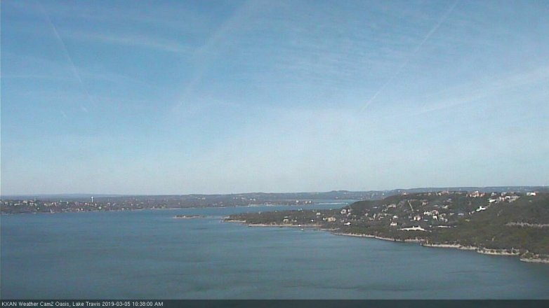 Lake Travis webcam, March 5, 2019 9:40 AM CT
