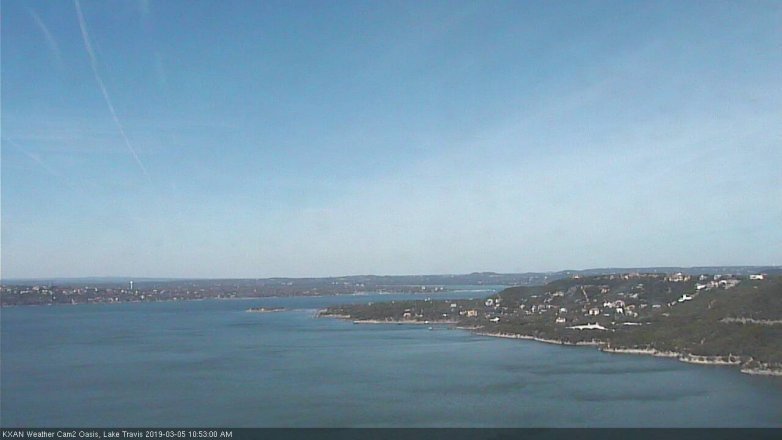 Lake Travis webcam, March 5, 2019 9:55 AM CT